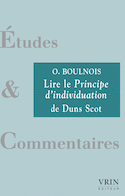 Lire le Principe d'individuation de Duns Scot
